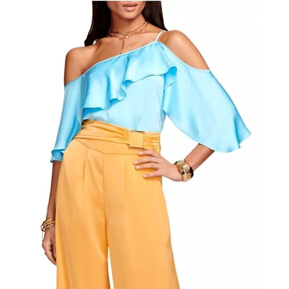 Ramy Brook Scarlett Top in Sky Blue, NWT, Size L - Picture 3 of 8